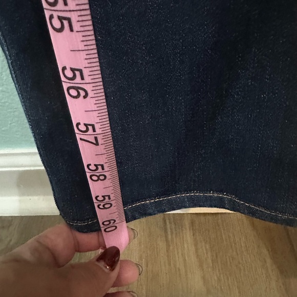 Denim River. Utility Jumpsuit in Dark Blue - Picture 7 of 15